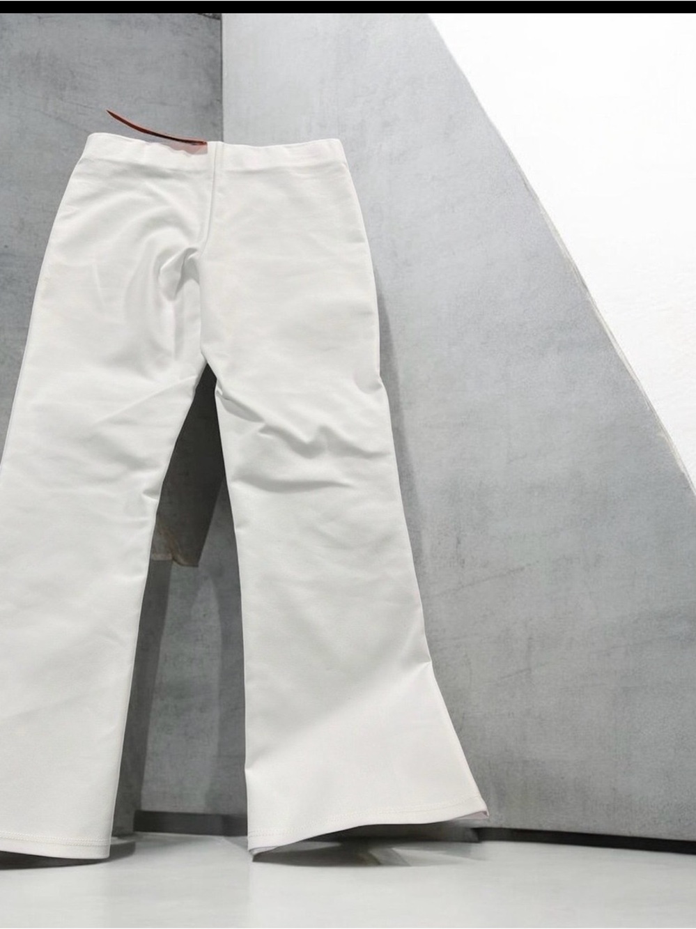Jude Connally White Straight-Leg Pants